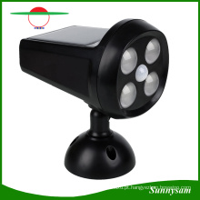 Iluminação ao ar livre À Prova D &#39;Água 4 LEDs de Energia Solar Sensor de Movimento Humano Jardim Lâmpada Solar Spotlight Caminho Luz